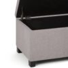 Dover - Storage Ottoman Bench - Cloud Gray - Image 7
