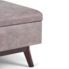 Owen - Coffee Table Storage Ottoman - Distressed Gray Taupe - Image 5