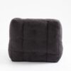 Fluffy Bean Bag Chair, Comfortable Bean Bag For Adults And Children, Super Soft Lazy Sofa Chair With Memory Foam And Ottoman, Indoor Modern Focus Bean Bag Chair For Living Room, Bedroom, Apartment - Black - Image 9