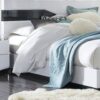 Vios - Zebra High Gloss Nightstand - White - Image 4