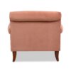 Alana Lawson - Accent Arm Chair Casters - Peach Orange - Image 6
