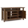 Amherst - TV Media Stand - Medium Saddle Brown - Image 2