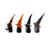 Halloween Gnome Decor (Set of 4) - Black / Gray / Orange - Image 4