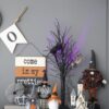 Halloween Gnome Decor (Set of 4) - Black / Gray / Orange - Image 17