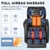 Massage Chair Recliner With Zero Gravity With Full Body Air Pressure - Image 6