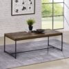 Lennox - 3 Piece Coffee And End Table (Set of 3) - Brown - Image 5