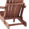 Oversize Outdoor Folding Adirondack Chair, Patio Chair For Garden Backyard Porch Pool Deck Firepit - Coffee - Image 22