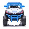 12V7A*1 30W*4 One Button Start, Forward And Backward, High And Low Speed, Music, Front Light, Power Display, Two Doors Can Open, 2.4G R / C, Seat Belt Four Wheel Absorber Kids Ride On Car - Blue - Image 2