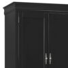 Elegant Traditional Armoire - Black - Image 3