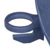 Folding Outdoor Adirondack Chair (Set of 2) And Table Set, Hdpe All-Weather Folding Fire Pit Chair, Ergonomic Design Patio Lawn Chair For Outside Deck Garden Backyardf Balcony - Navy Blue - Image 6