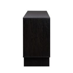 Scandi - Sideboard With Beveled Drawers - Black