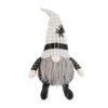 Sitting Gnome With Hat Spider, For Halloween Decor (Set of 2) - Black White - Image 2