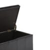 Amelia - Storage Ottoman Bench - Midnight Black - Image 3