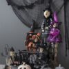 Halloween Sitting Witch Decor - Black - Image 12