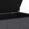 Dover - Storage Ottoman Bench - Slate Gray - Image 4