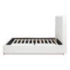 Miramar - Queen Cushion Back Headboard Platform Bed Frame - Antique White - Image 3