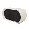 Fuji - Oval Storage Bench, Upholstered - Ivory White - Image 6