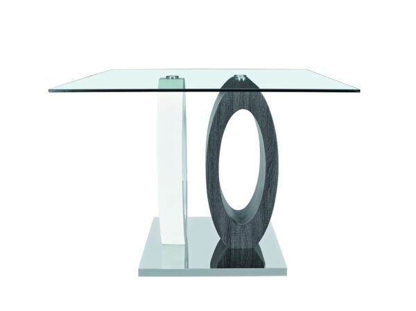 Royce - Square Bar Table - White / Gray