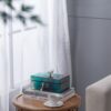 Bethany - Aqua Jewelry Box, Stackable Decorative Storage Boxes & Lids - Colorful - Image 6