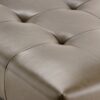 Draper - Mid Century Tufted Ottoman Bench - Ash Blonde - Image 5