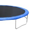 14Ft Trampoline For Adults & Kids With Basketball Hoop, Outdoor Trampolines With Ladder And Safety Enclosure Net For Kids And Adults, Double-Side Color Cover - Blue - Image 8