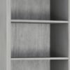 Amherst - 5 Shelf Bookcase - Fog Gray - Image 5