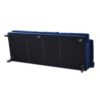 Alana Lawson - Three Cushion Tightback Sofa - Navy Blue - Image 4