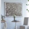 Large Cherry Blossom Canvas Art Print, Home Decor Accent Piece - Gray / White Matte - Image 9