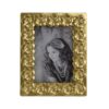 Vintage Photo Frame & Flower Design - Gold - Image 2