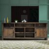 Joshua Creek - TV Stand Console For TVs Up To 95" - Barnwood - Image 4