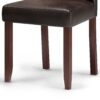 Acadian - Parson Dining Chair (Set of 2) - Distressed Brown - Image 5