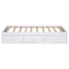 Twin Size Platform Storage Bed With 3 Drawers - White - Image 5