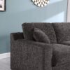 Celine - Chenille Fabric Corner Sectional Sofa With Right Facing Chaise, Cupholders, And Charging Ports - Gray - Image 11