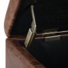 Dover - Storage Ottoman Bench - Distressed Umber Brown - Image 7