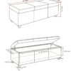 Avalon - Storage Ottoman Bench - Dark Gray - Image 9