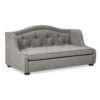 Robin - Tufted Wingback Pet Sofa Bed, Medium, Uptown Resistant High - Gray Stain - Image 3