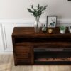Sausalito - Electric Fireplace TV Stand Console For TVs Up To 95" - Whiskey - Image 9