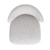 Locke - Modern Upholstered Counter Stool With Frame - Salt / Pepper - Image 3