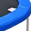 14Ft Trampoline For Adults & Kids With Basketball Hoop, Outdoor Trampolines With Ladder And Safety Enclosure Net For Kids And Adults, Double-Side Color Cover - Blue - Image 13