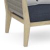 Cayman - Outdoor Conversation Chair - Slate Gray - Image 7