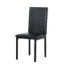 5 Piece Dinning Set With Faux Marble Top, Table & 4 Chairs - Black - Image 11
