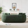 Dylan - Modern French Sofa - Brown / Dark Green - Image 4