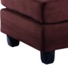 Chic Lounge Ottoman - Chocolate - Image 5