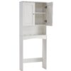Home Bathroom Shelf Over-The-Toilet, Bathroom Spacesaver, Bathroom Storage Cabinet Organizer - White - Image 15