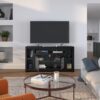 Skyline - TV Stand Console For TVs Up To 75" - Mocha - Image 5