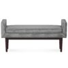 Scott - Ottoman Bench - Pewter Gray - Image 5