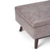 Owen - Coffee Table Storage Ottoman - Distressed Gray Taupe - Image 7