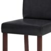 Acadian - Parson Dining Chair (Set of 2) - Distressed Black - Image 3