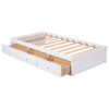 Twin Size Platform Storage Bed With 3 Drawers - White - Image 10