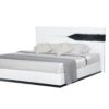 Vios - King Zebra Bed - White - Image 4